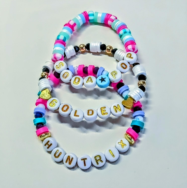 K-Pop Huntrix Beaded Stretch Bracelet