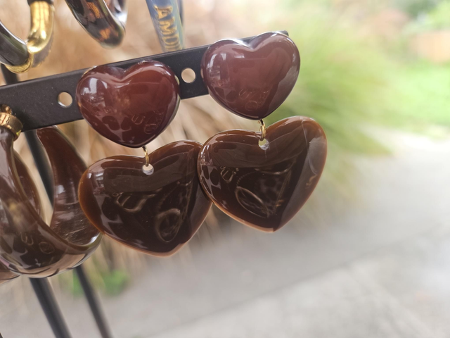 Boucle d'oreilles Coeurs