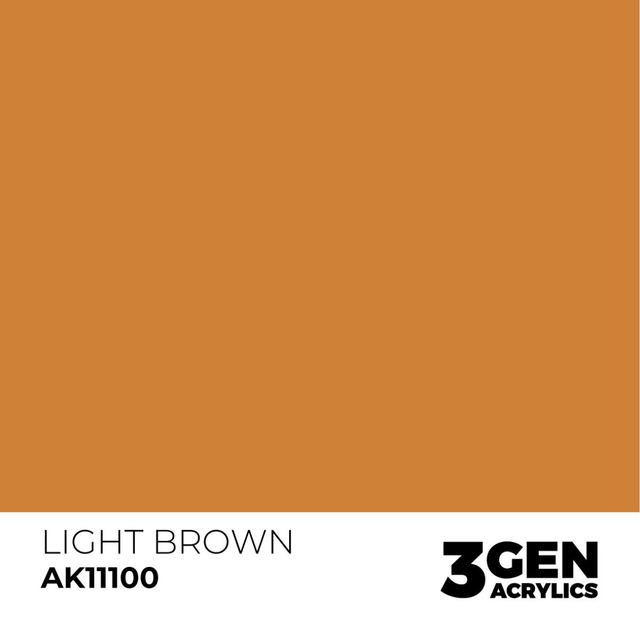 3rd Gen. Acrylics 100 Light Brown