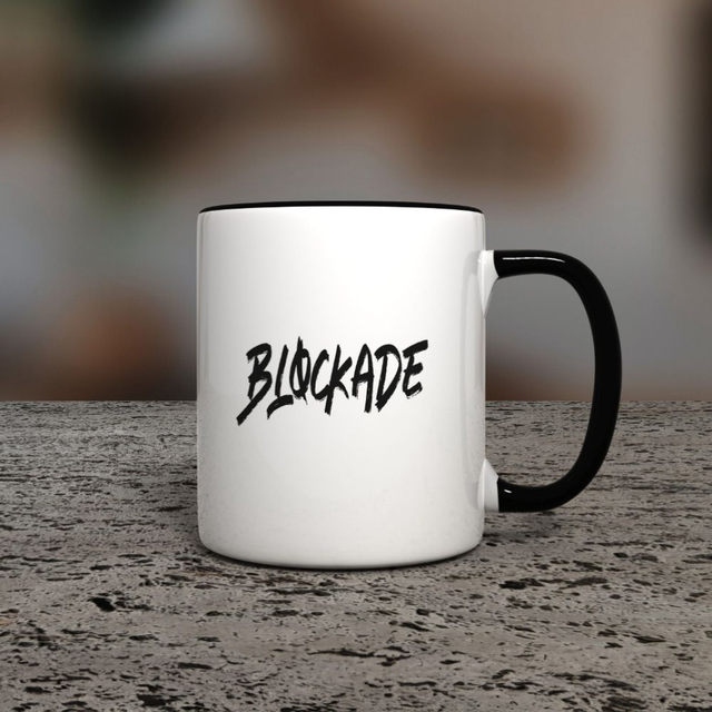 Blockade Black & White Mug