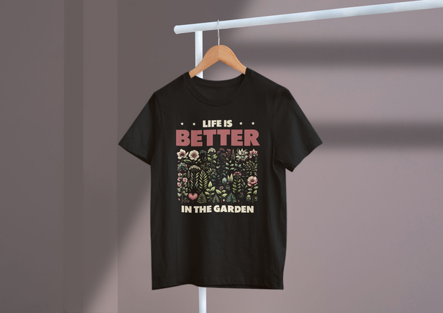 Life Is Better In The Garden Gardening Joy Outdoor Living. Im Garten ist das Leben besser. Gartenarbeit, Freude am Leben im Freien