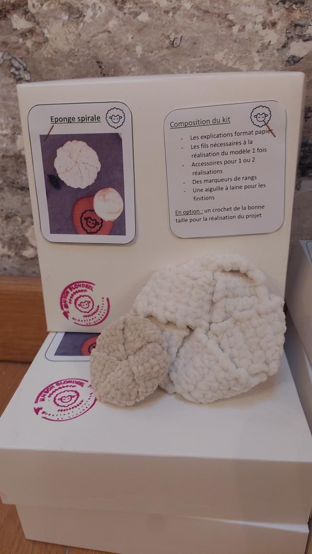 Kit crochet petite éponge 