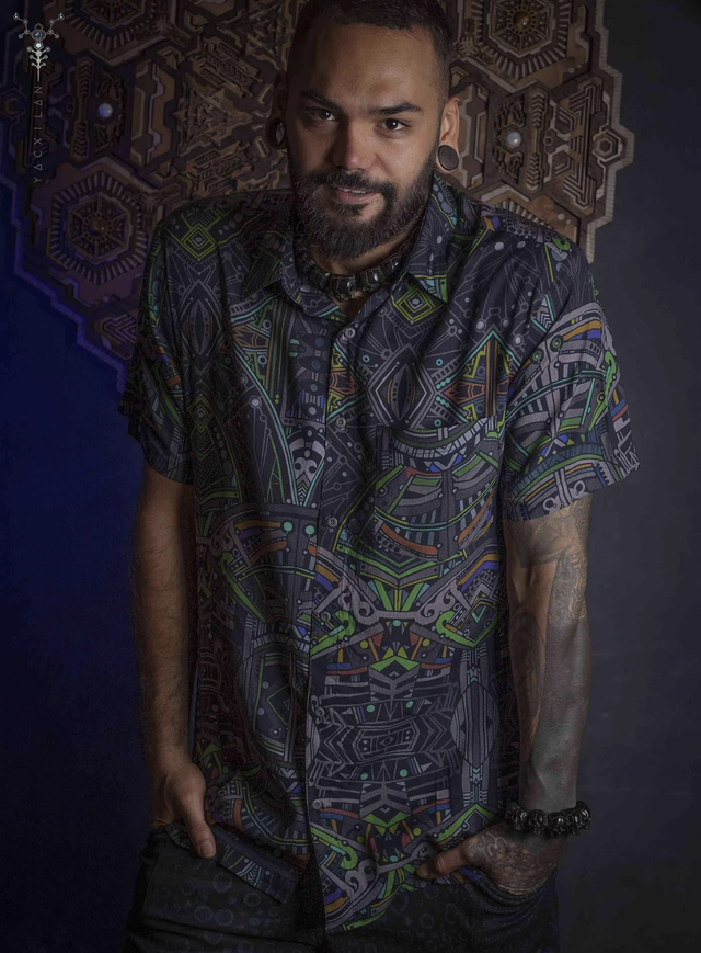 33060 SHIRT BAMBOO POPPYFIELDS half sleeves