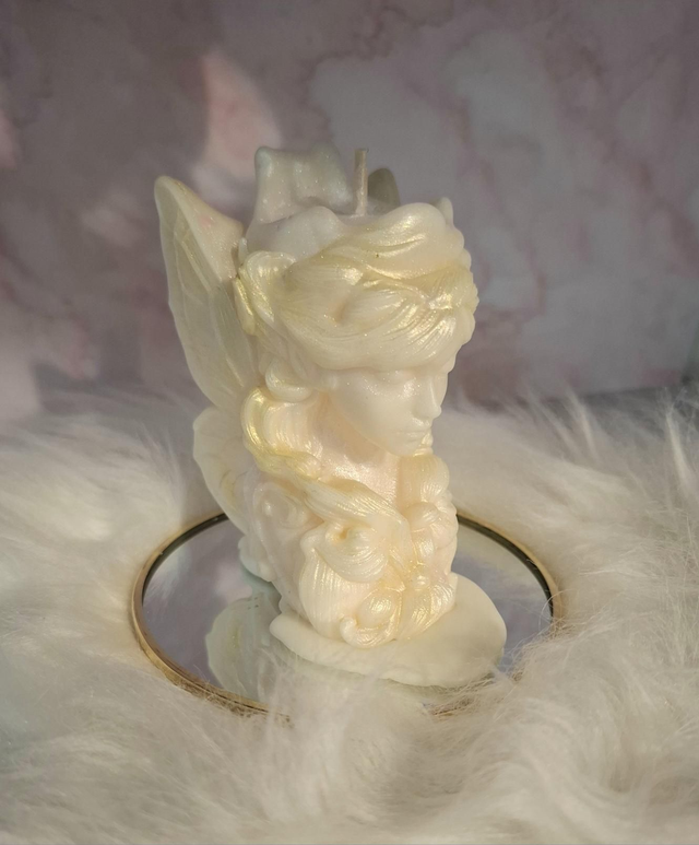 Bougie moulée Elf parfumée Sauge Agrumes