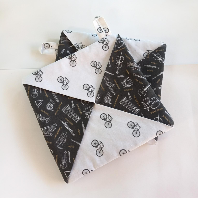 Lot de 2 Maniques Originales – Instruments &amp; Vélo Vintage