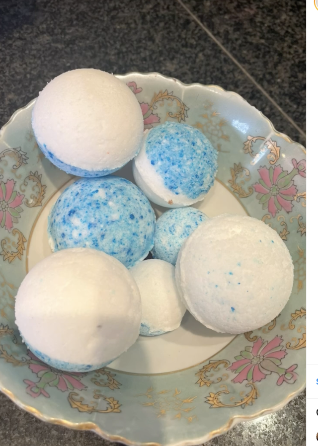 Zelfgemaakte bad-bruisballen