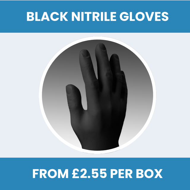 Black Nitrile Gloves