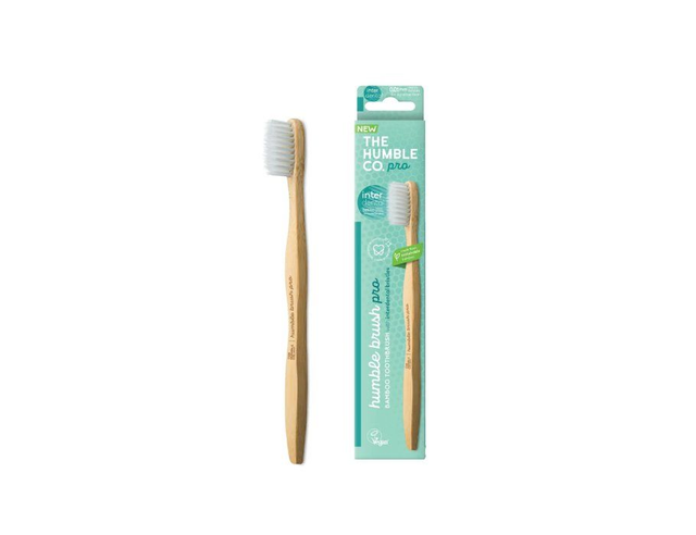 [The Humble Co.] Tandenborstel Bamboe - PRO - Interdental - Soft - Turquoise