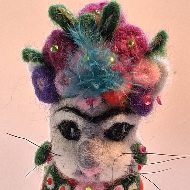 Needle Felt Frida Catlo