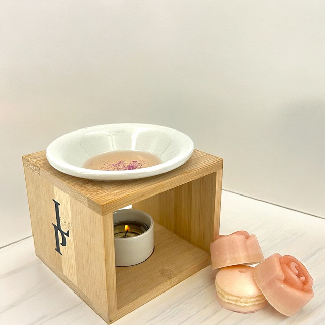 Brûle parfum - Bois et céramique