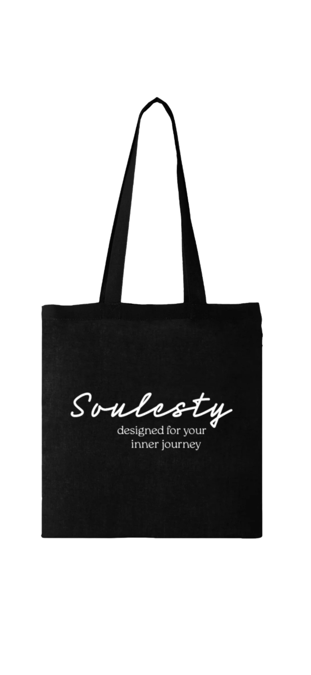 Cotton Bag "Soulesty" - schwarz