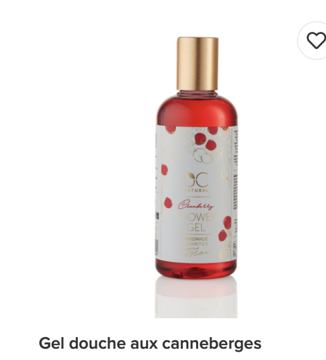 Gel douche aux canneberges