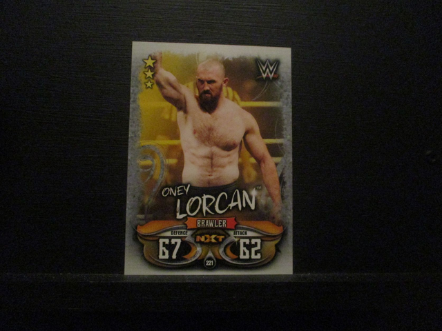 Oney Lorcan - NXT Slam Attax Live Original Trading Card #221