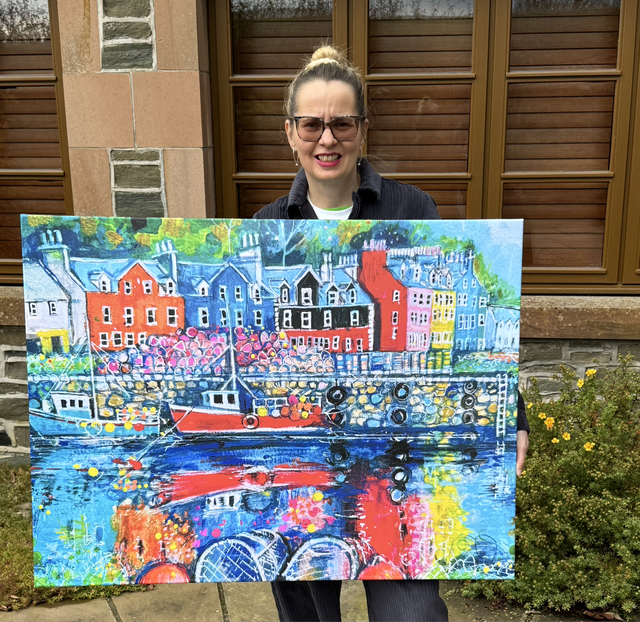 Print- Tobermory- Large Canvas 