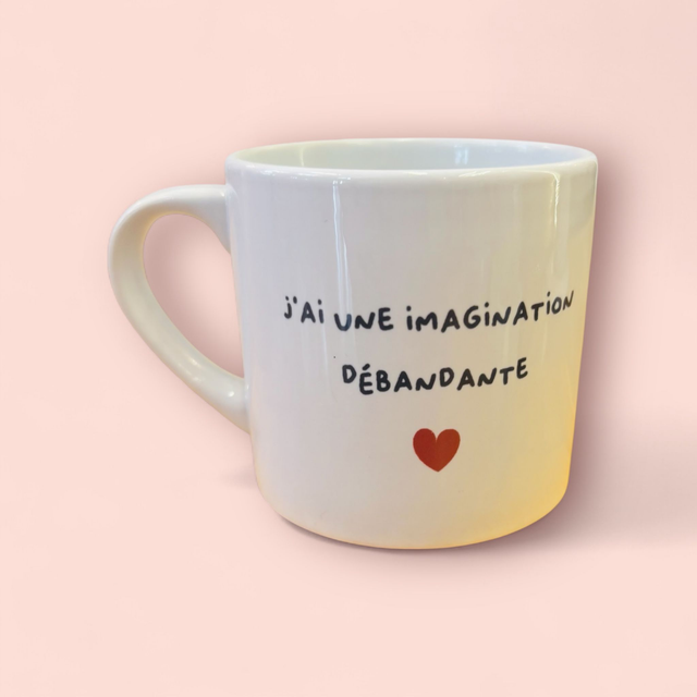 Mini mug J'ai une imagination débandante