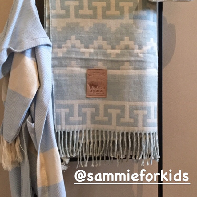 Kinder badjas licht blauw 1-2 jaar