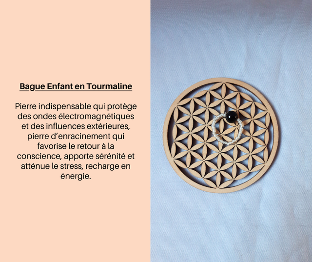 2- Bague enfant en Tourmaline