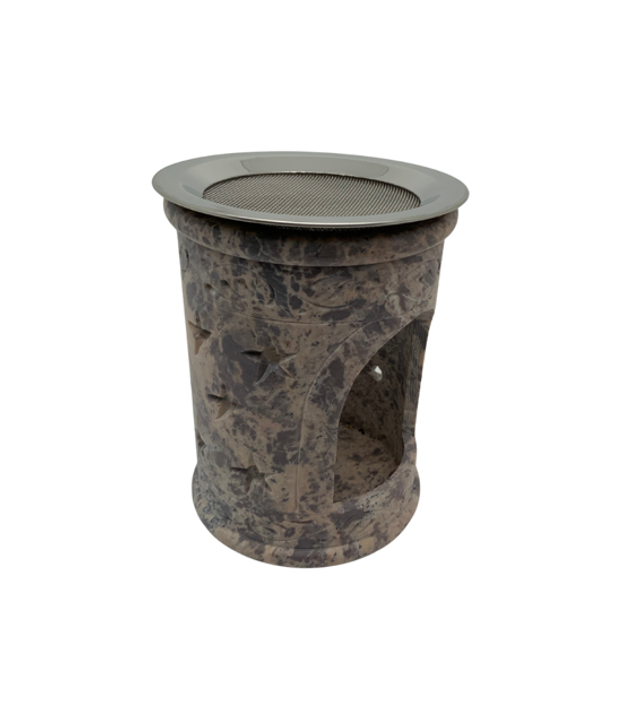 Brûleur d’encens en pierre ollaire « sun »