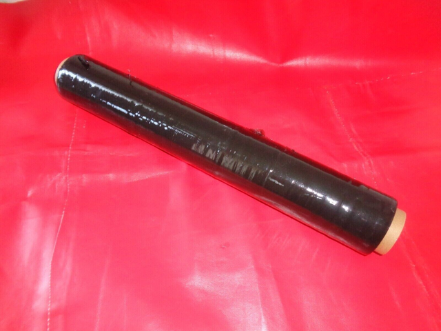 150 Mtr Roll of Black PVC Cling Film for Mummification of your Partner