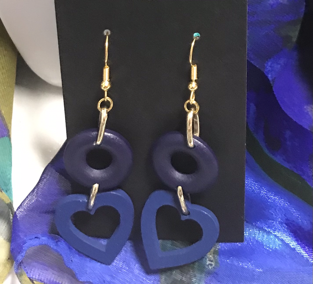 Blue Dangling Earrings - BLDE41