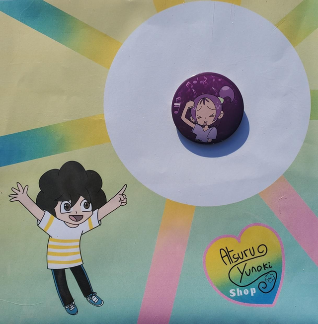 Loulou (Onpu) / Rainbow Badges / Serie 3 / Ojamajo Doremi / (Design by Atsuru_Yunoki (me) )