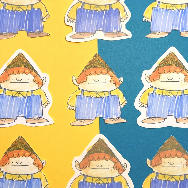 Rhys the Elf Sticker