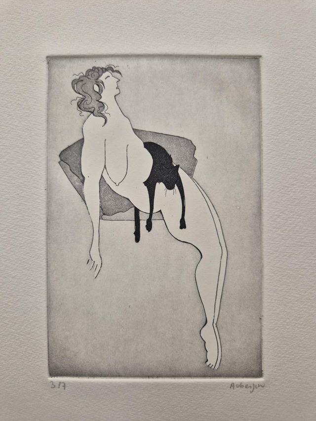 La Paresse - Gravure