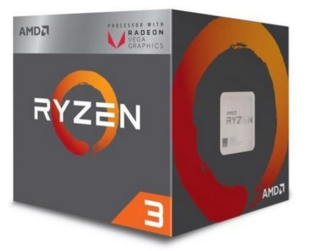 AMD Ryzen 3 3200G CPU with Wraith Stealth Cooler, Quad Core, AM4, 3.6GHz (4.0 Turbo), 65W, 12nm, 2nd Gen, VEGA 8 Graphics, Picasso