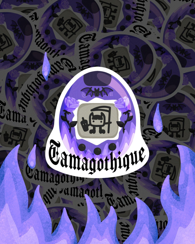 Sticker Tamagothique
