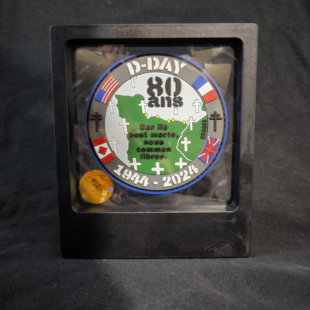Boitier collector avec PATCH D-DAY 80 ans