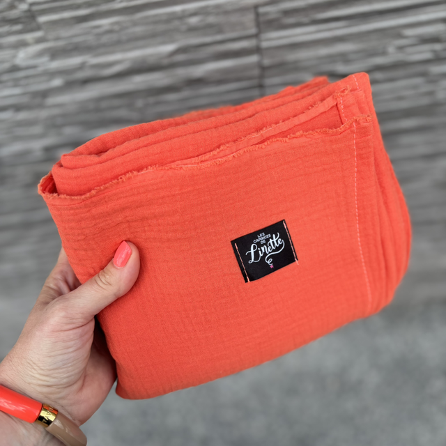 FOUTA PARÉO XL MANDARINE 