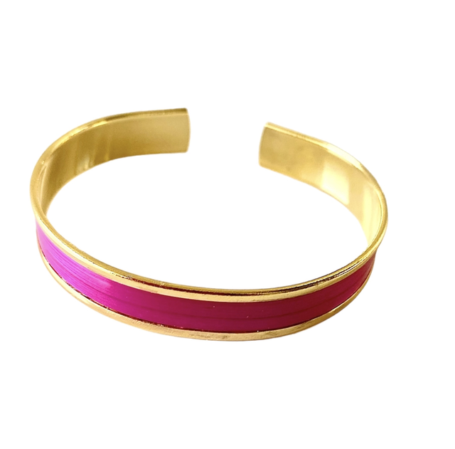 ROSE TONIQUE Bracelet Marqueterie de paille 