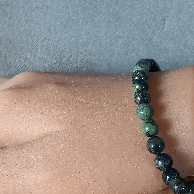 Bracelet ajustable en Jaspe Kambaba