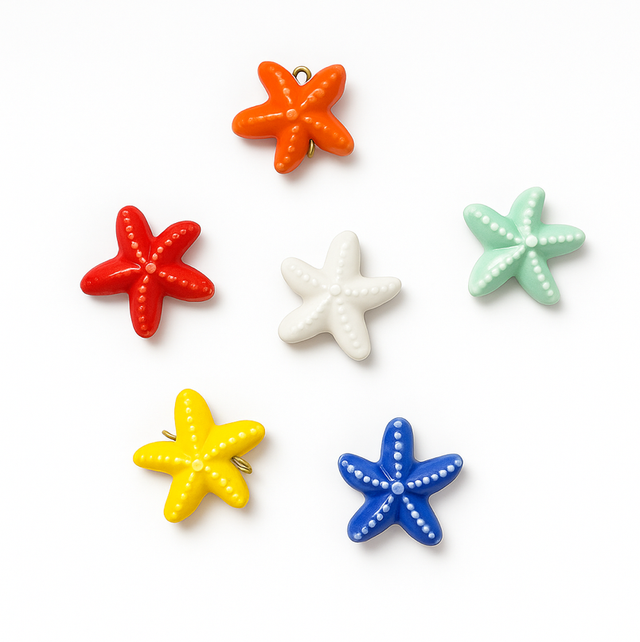 Étoiles de mers colorées 