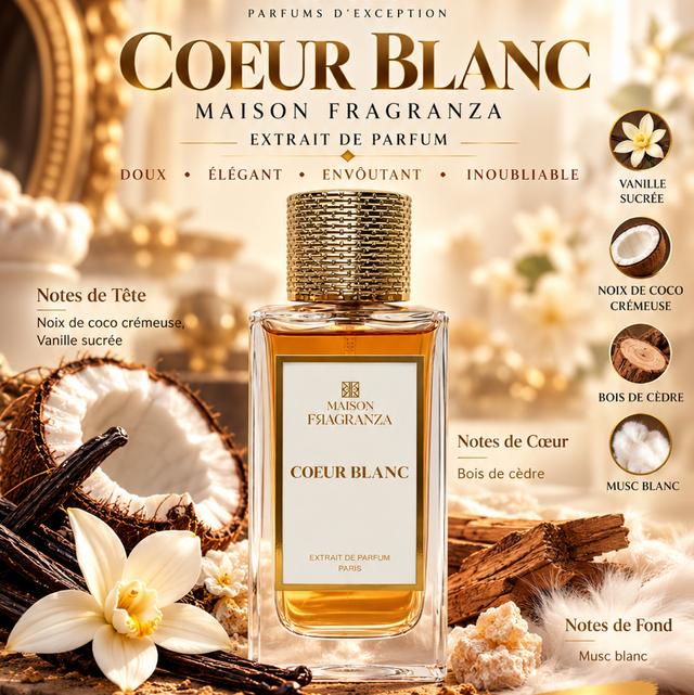COEUR BLANC MAISON FRAGRANZA EXTRAIT DE PARFUM 100 ML
