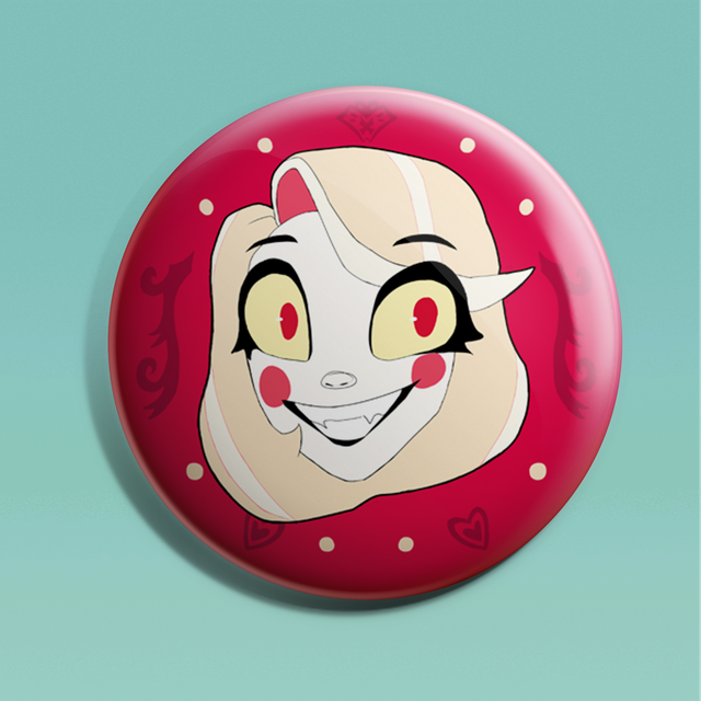 Hazbin Hotel Charlie Badge