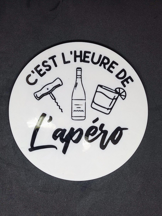 Dessous de verre “C’est l’heure de l’apéro !” – Ambiance festive garantie