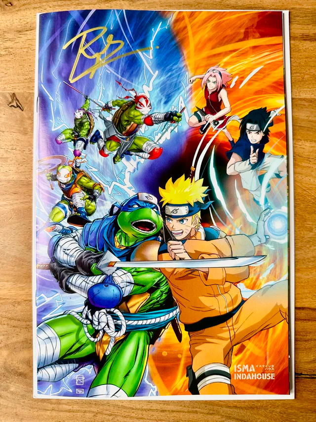 Comics USA TMNT X Naruto #1 Firmado por R.Gay