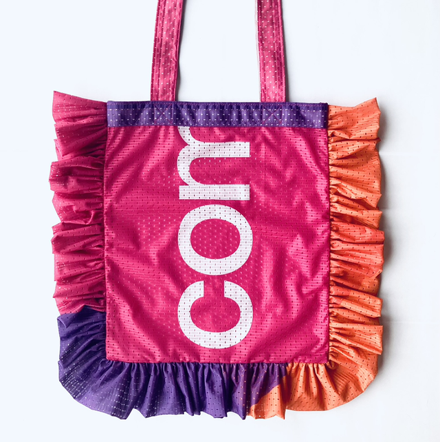 Ruffle Tote Bag