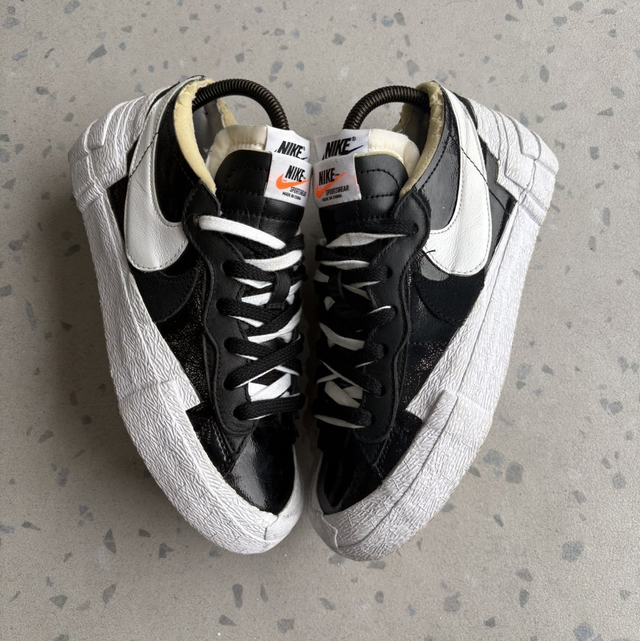  Nike Blazer Low Sacai Black Patent Leather (Taille 38)