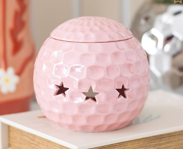 Brûleur boule disco rose