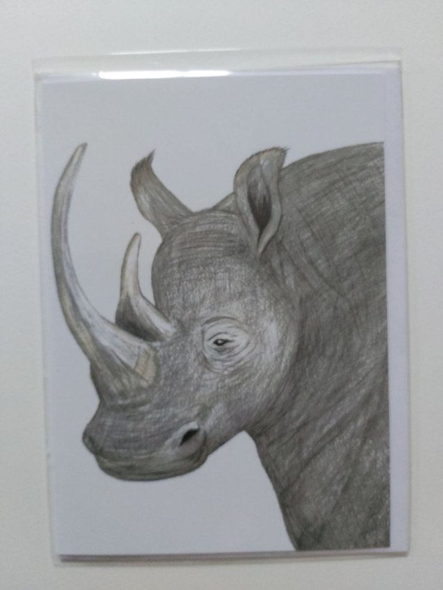 Rhino Giclee Print