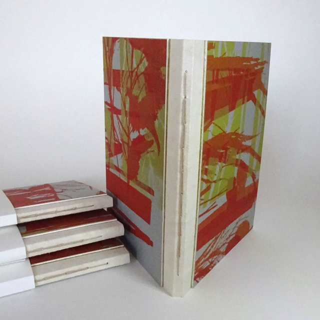 Slimline Notebook 'Leaves' - A6