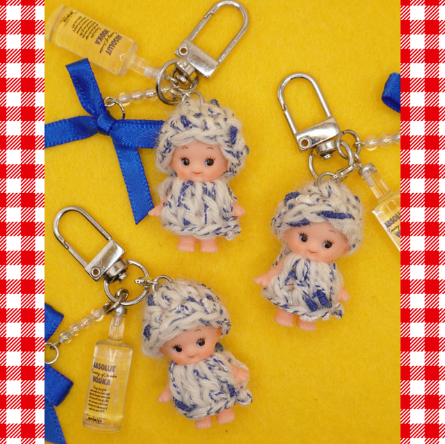 🍸 mini kewpie charm 🍸