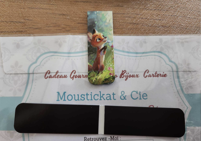 Marque-page magnétique&quot; renardo&quot;  