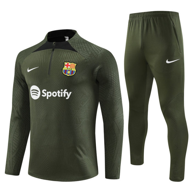 Adulte FC Barcelone 2023-2024 Quick Dry Casual vert