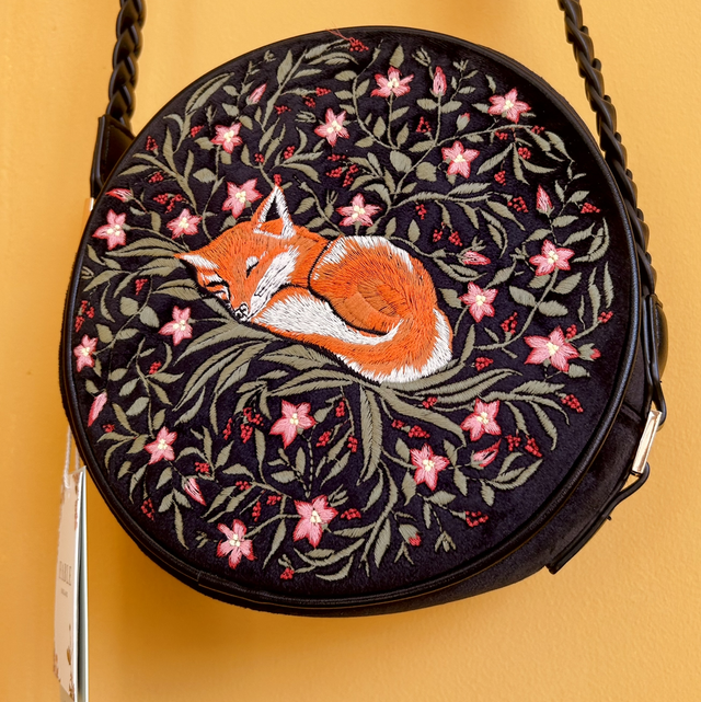 Fable England Sleepy Fox Circle Bag