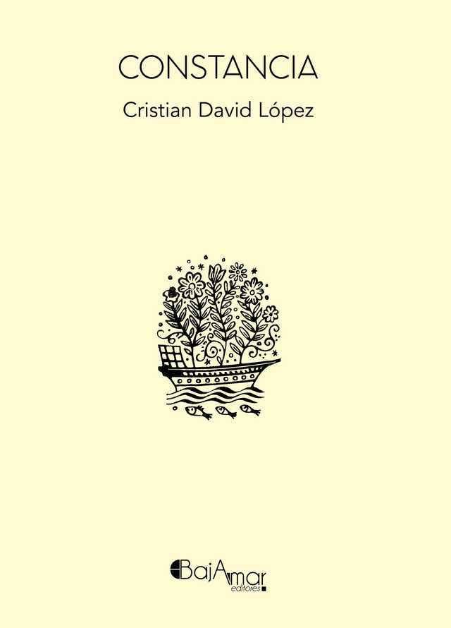 LIBRO CONSTANCIA DE CRISTIAN DAVID LÓPEZ-BAJAMAR EDITORES-