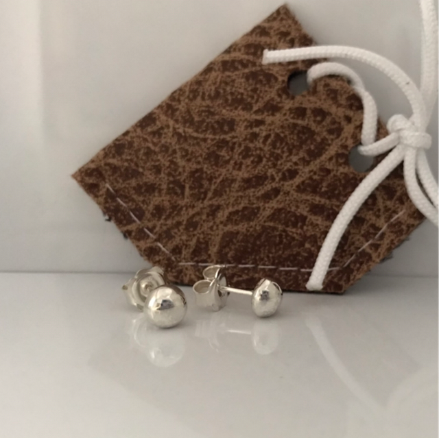 Boucles d’oreille Boule Ø3mm clous