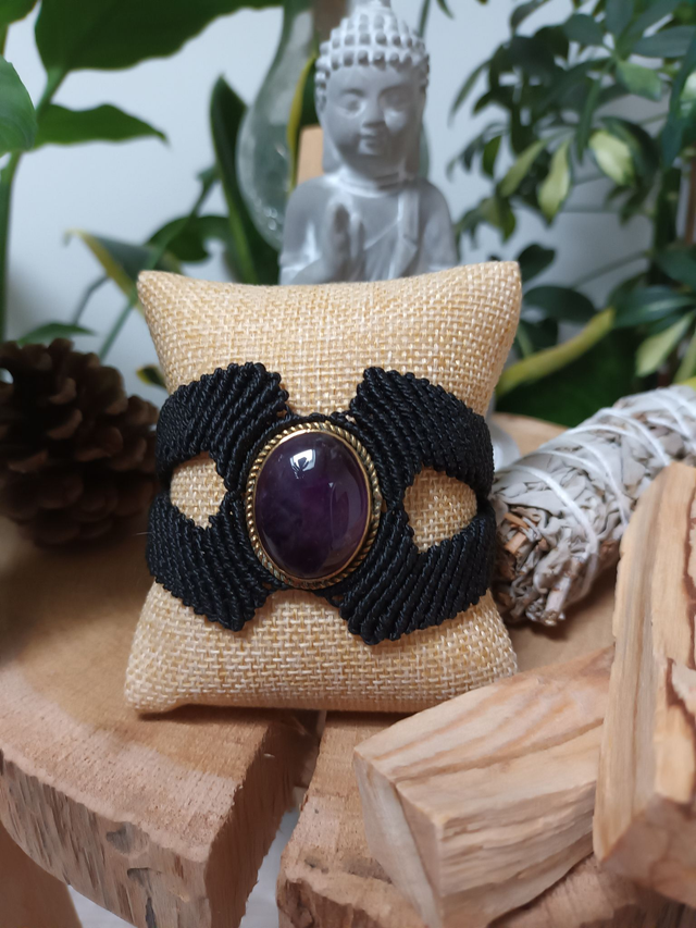 Bracelet en améthyste